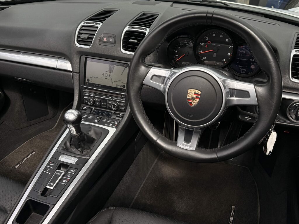 Porsche Boxster 981 White #4
