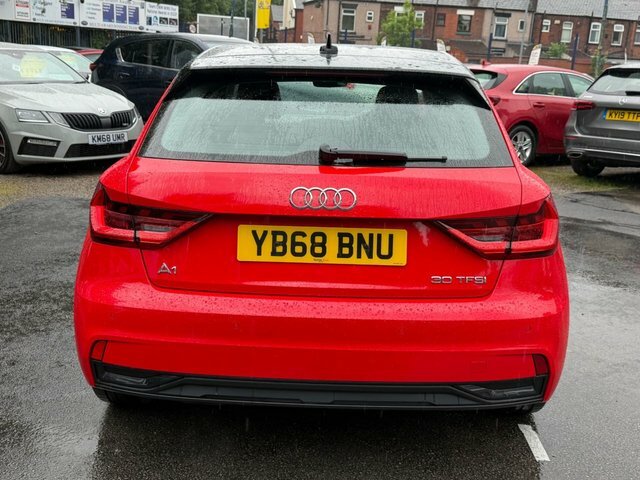 Audi A1 Hatchback YB68BNU Red #5