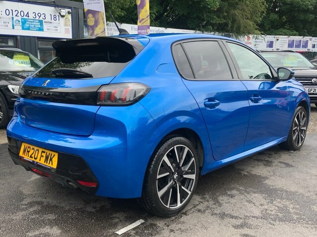 Peugeot 208 1.2 Puretech Allure Hatchback Eat Euro WR20FWK Blue #4