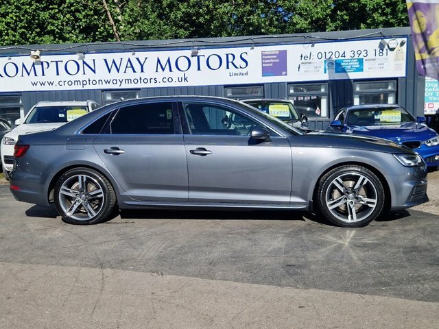 Audi A4 2.0 Tdi S Line Saloon S Tronic Quattro Grey #3