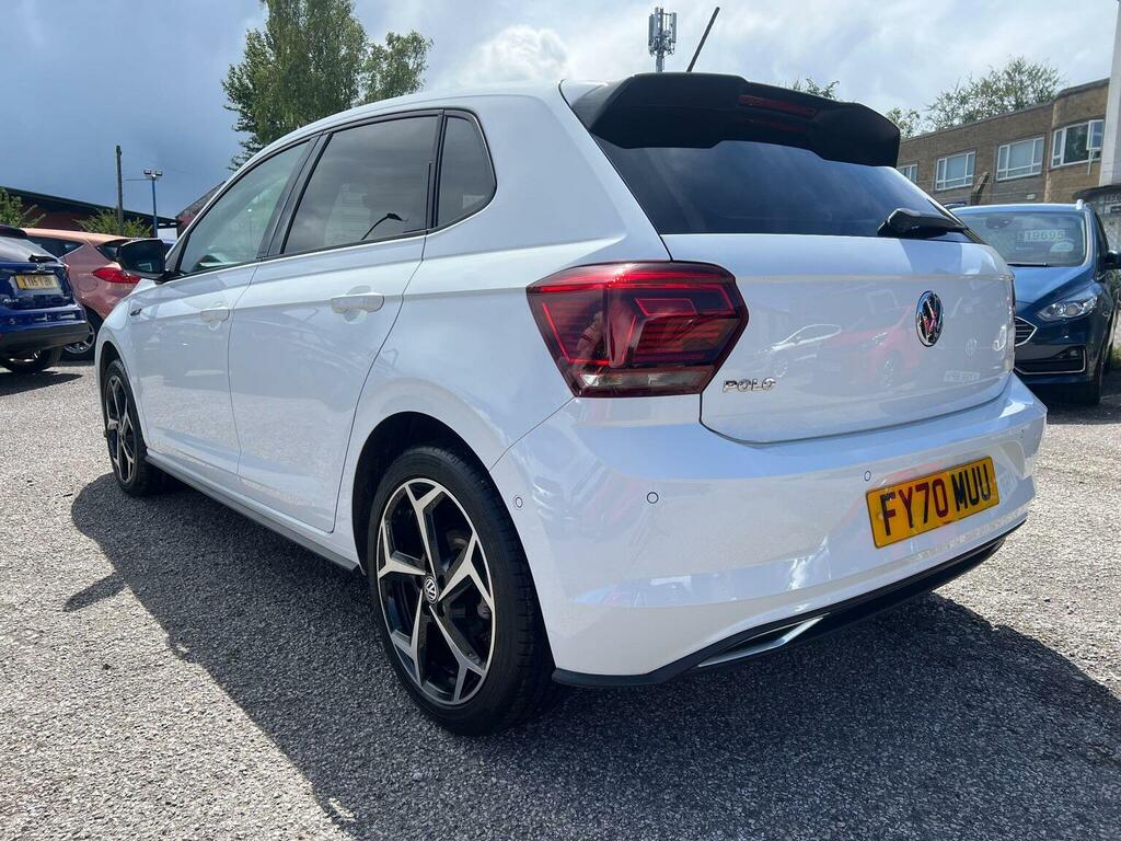 Volkswagen Polo Hatchback 1.0 Tsi R-line Euro 6 Ss 202070 FY70MUU White #2