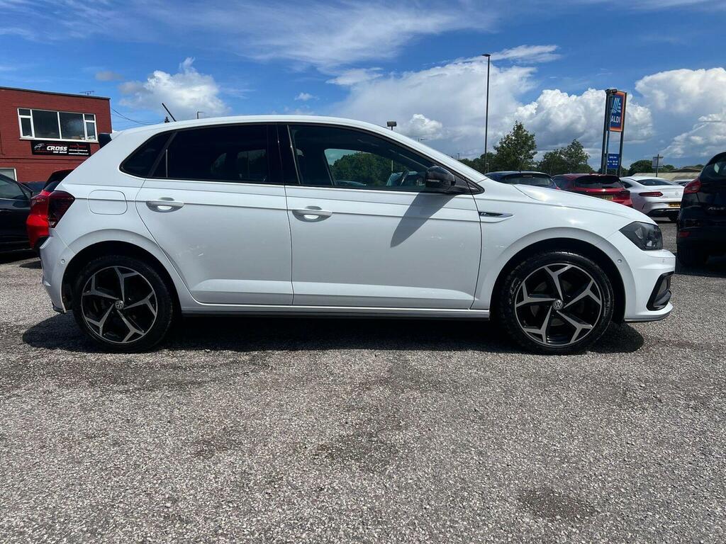 Volkswagen Polo Hatchback 1.0 Tsi R-line Euro 6 Ss 202070 FY70MUU White #5