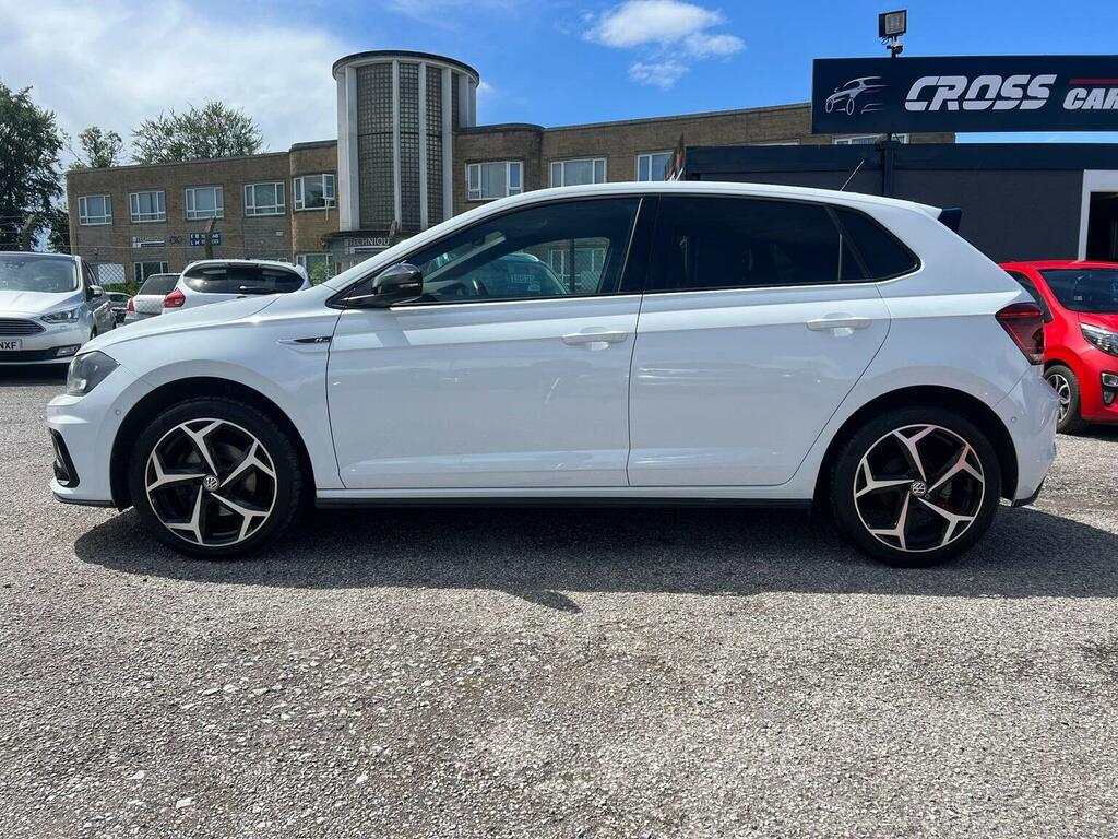 Volkswagen Polo Hatchback 1.0 Tsi R-line Euro 6 Ss 202070 FY70MUU White #6