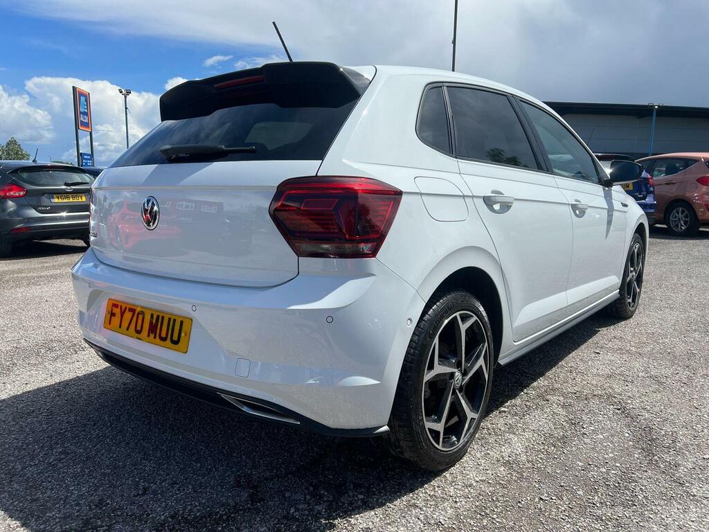 Volkswagen Polo Hatchback 1.0 Tsi R-line Euro 6 Ss 202070 FY70MUU White #4
