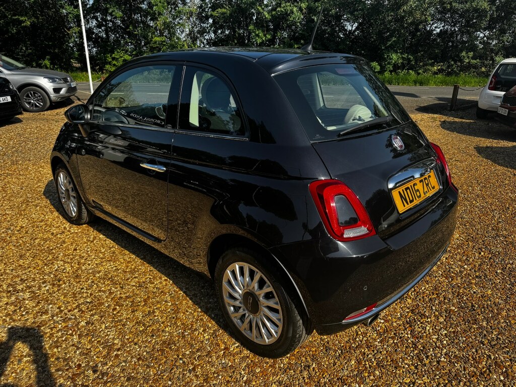 Fiat 500 1.2 Lounge Eco Black #6