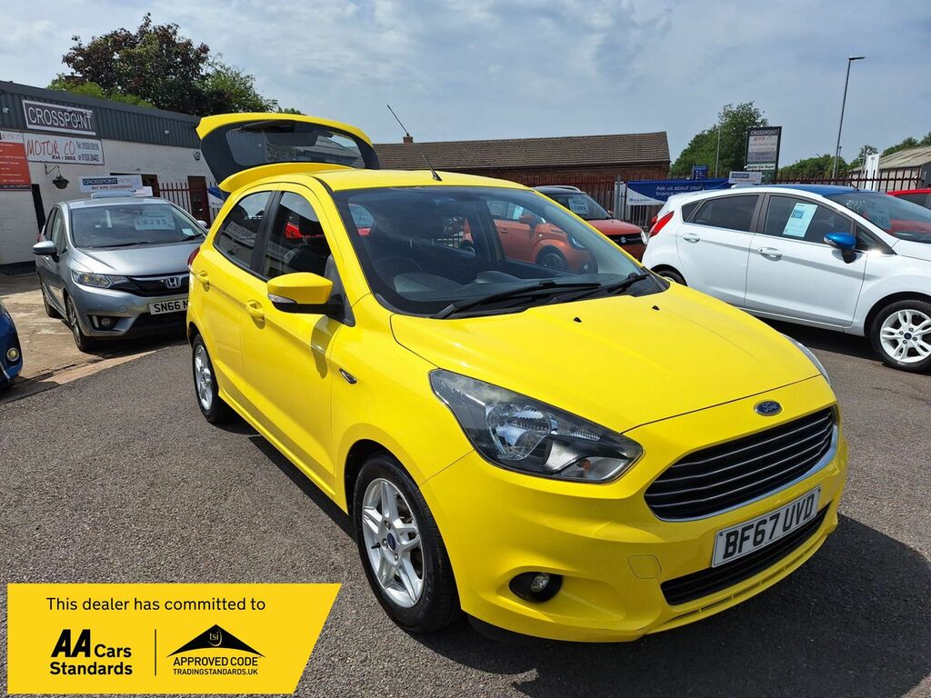 Ford KA+ 1.2 Ti-vct Zetec Hatchback Euro BF67UVD Yellow