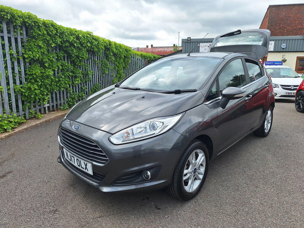 Ford Fiesta 1.25 Zetec Hatchback Euro 6 82 NJ17OLX Grey #3