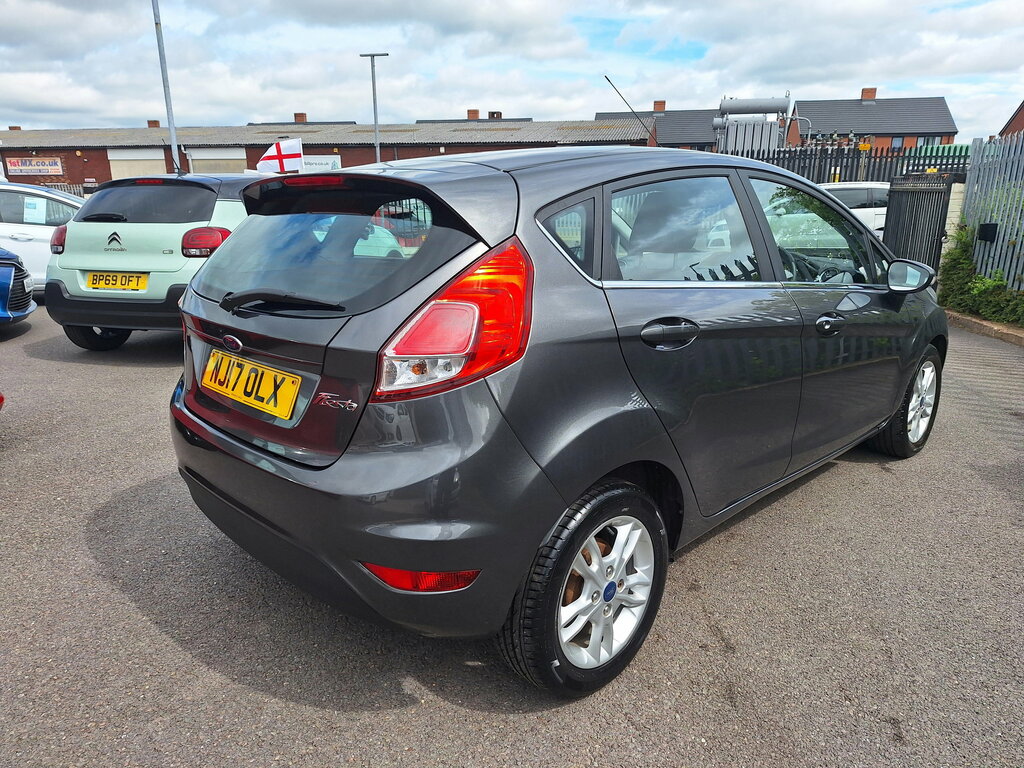 Ford Fiesta 1.25 Zetec Hatchback Euro 6 82 NJ17OLX Grey #4