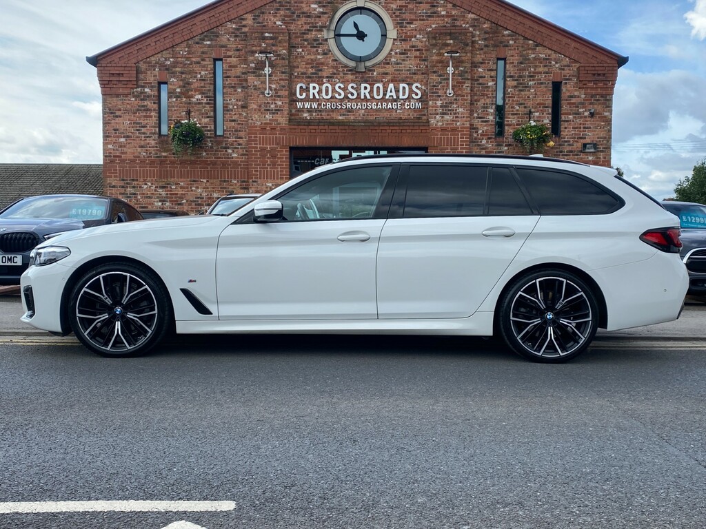 BMW 5 Series M Sport Touring - Virtual Cockpit Rear Came White #2