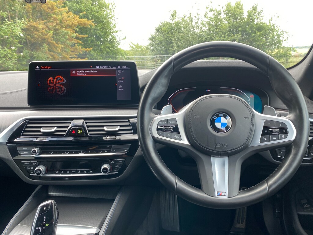 BMW 5 Series 520D M Sport Mhev Black #23