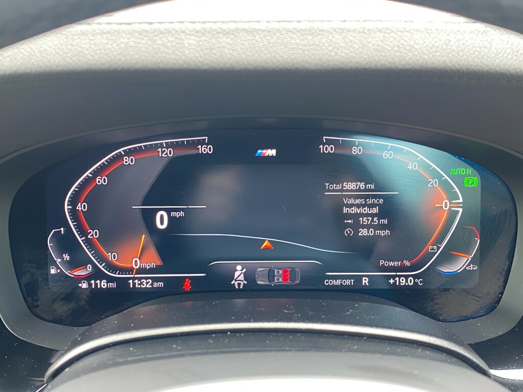 BMW 5 Series M Sport Touring - Virtual Cockpit Rear Came White #6
