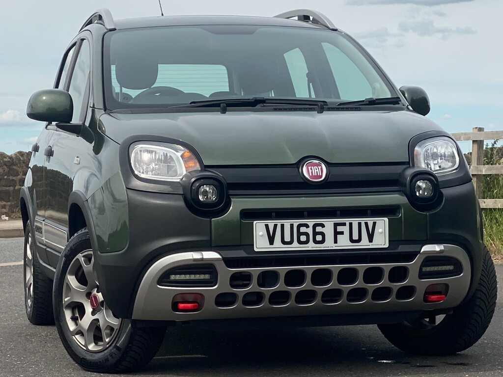 Fiat Panda Twinair Cross 4X4 - 35 Road Tax Heated Seats Green