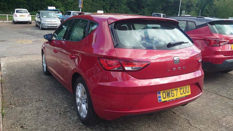 Seat Leon 1.0 Tsi Ecomotive Se Technology - 2018 67 OW67CUU Red #3