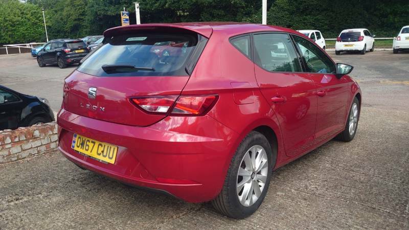 Seat Leon 1.0 Tsi Ecomotive Se Technology - 2018 67 OW67CUU Red #2
