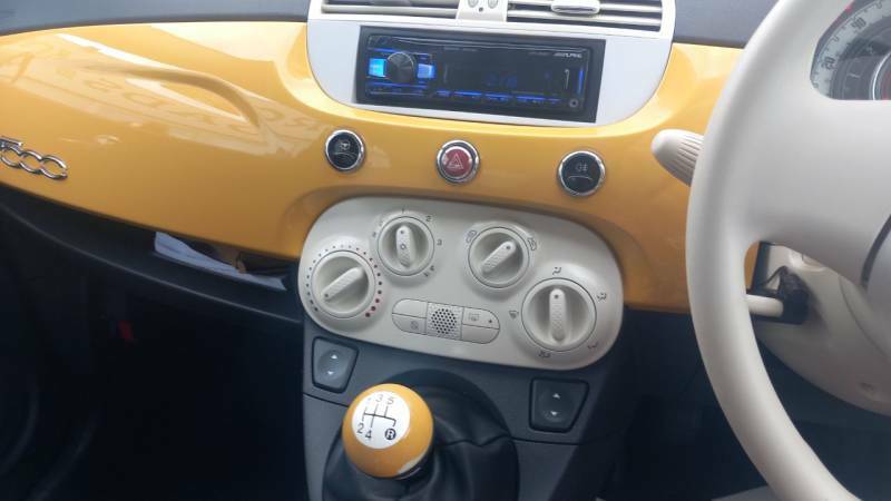 Fiat 500  White #12