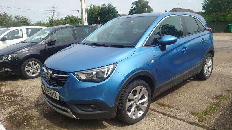 Vauxhall Crossland X 1.2T 130 Tech Line Nav Start Stop - 2019 DP19EHX Blue #4
