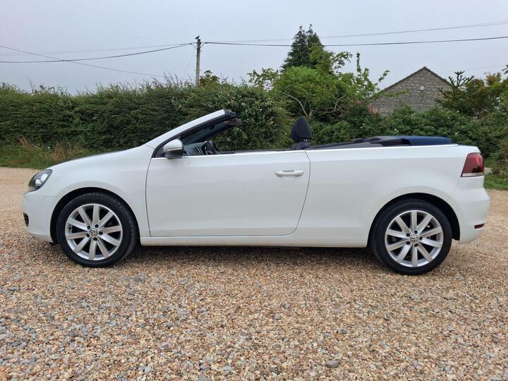 Volkswagen Golf 1.6 Tdi Bluemotion Tech Se Cabriolet Ma White #6