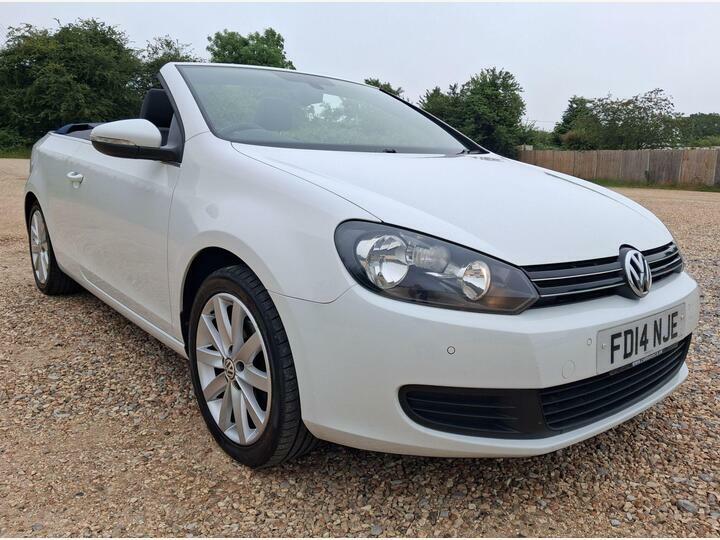 Volkswagen Golf 1.6 Tdi Bluemotion Tech Se Cabriolet Ma White
