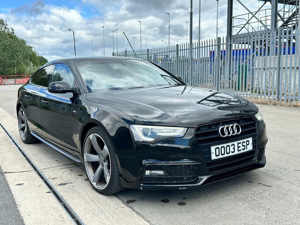 Audi A5 1.8 Tfsi Black Edition Sportback Euro 6 Ss OO03ESP Black