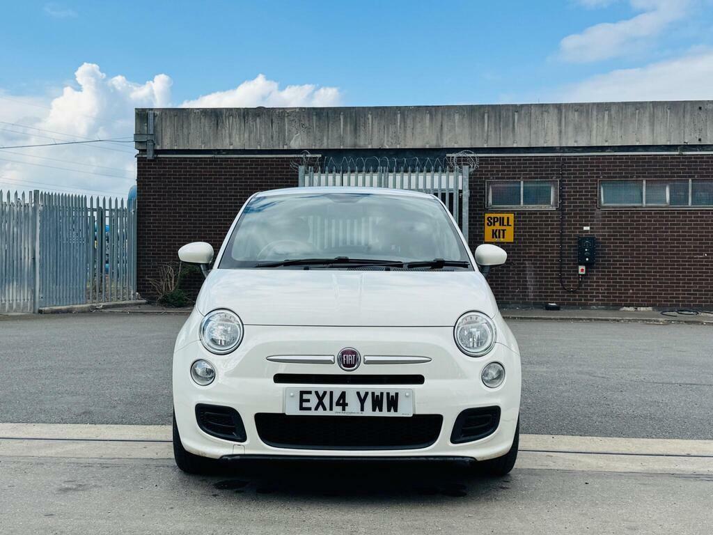 Fiat 500 S White #3