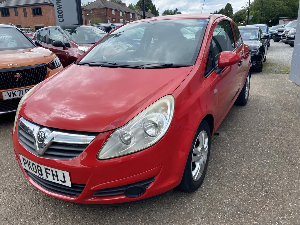 Vauxhall Corsa Vauxhall Corsa Breeze 1.0 Hatch Red PK08FHJ Red #6