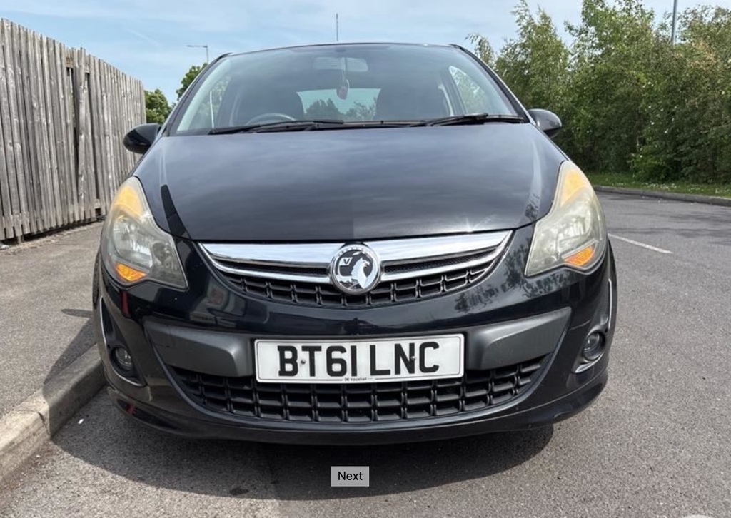 Vauxhall Corsa Vauxhall Corsa 1.4 Sxi 3Dr. Black 20 BT61LNC Black #2