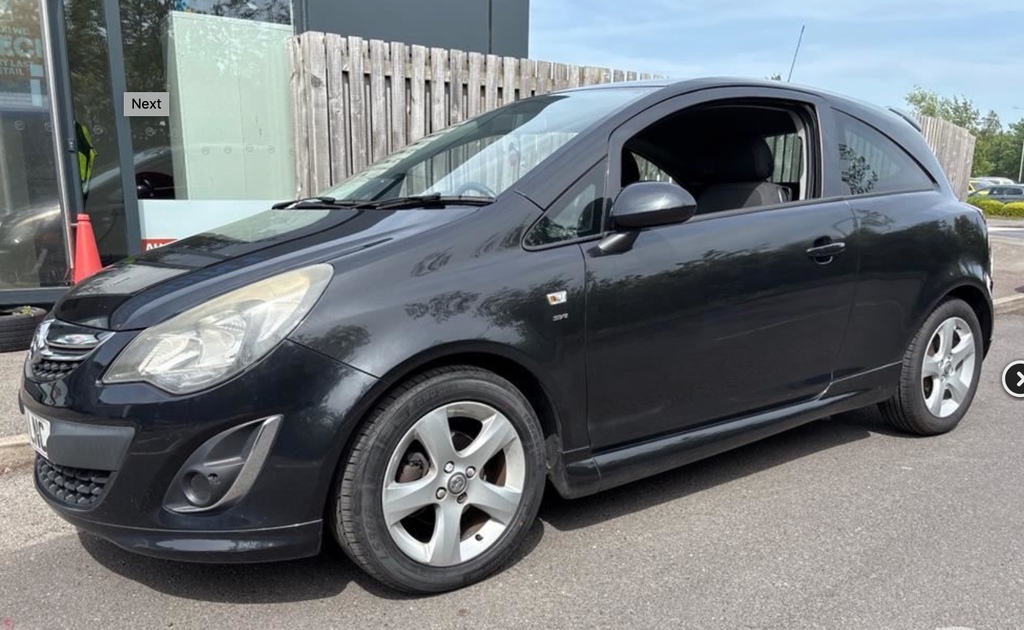 Vauxhall Corsa Vauxhall Corsa 1.4 Sxi 3Dr. Black 20 BT61LNC Black #3
