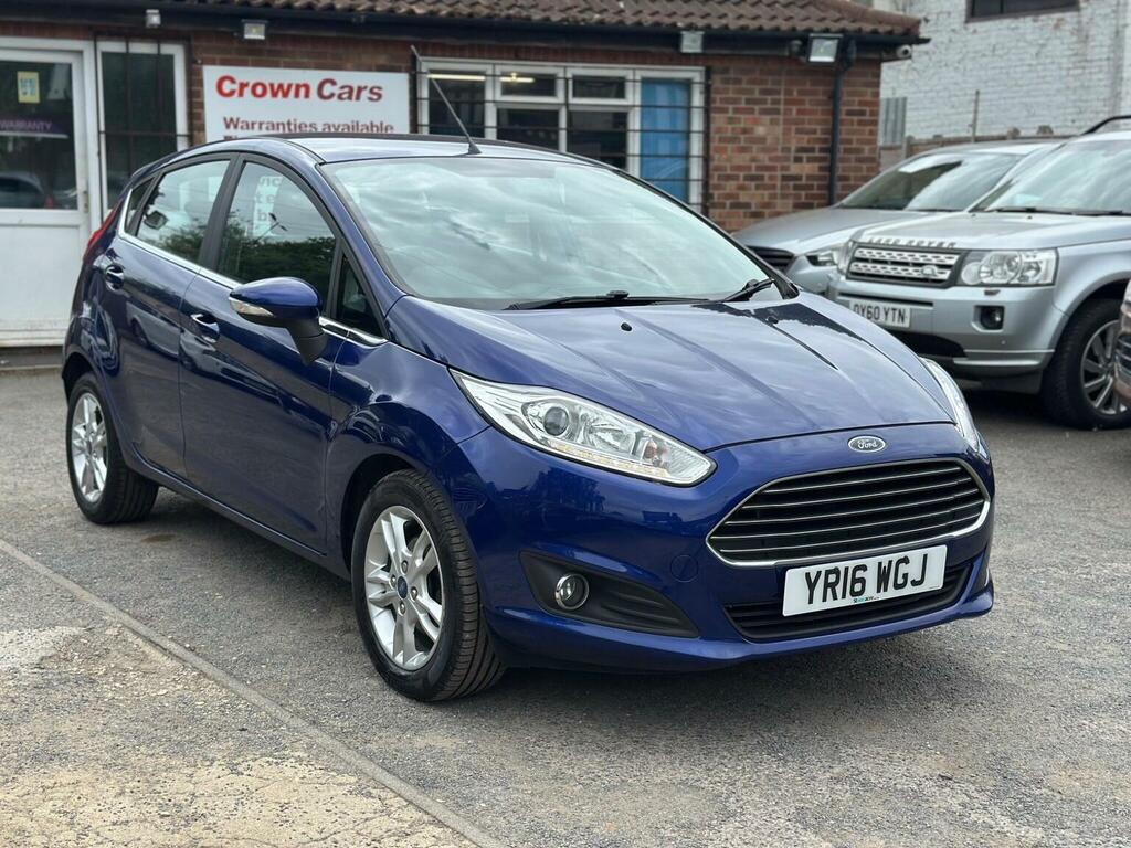 Ford Fiesta 1.5 Tdci Zetec Euro 6 YR16WGJ Blue #4