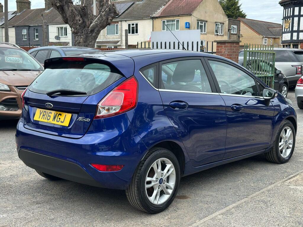 Ford Fiesta 1.5 Tdci Zetec Euro 6 YR16WGJ Blue #5