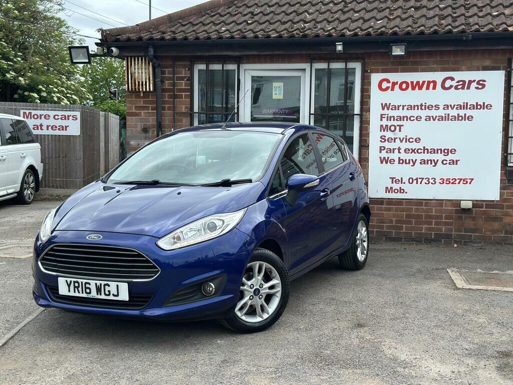Ford Fiesta 1.5 Tdci Zetec Euro 6 Blue