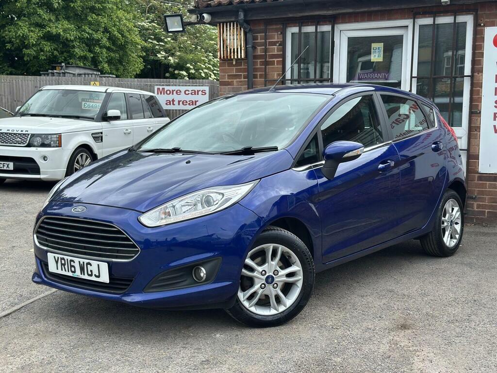 Ford Fiesta 1.5 Tdci Zetec Euro 6 YR16WGJ Blue #2