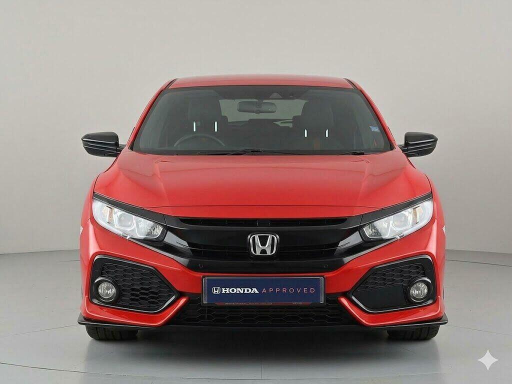 Honda Civic 1.0 Vtec Turbo Sport Line Cvt Euro 6 S S Red #6