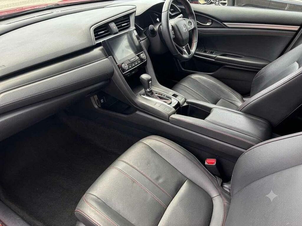 Honda Civic 1.0 Vtec Turbo Sport Line Cvt Euro 6 S S Red #2