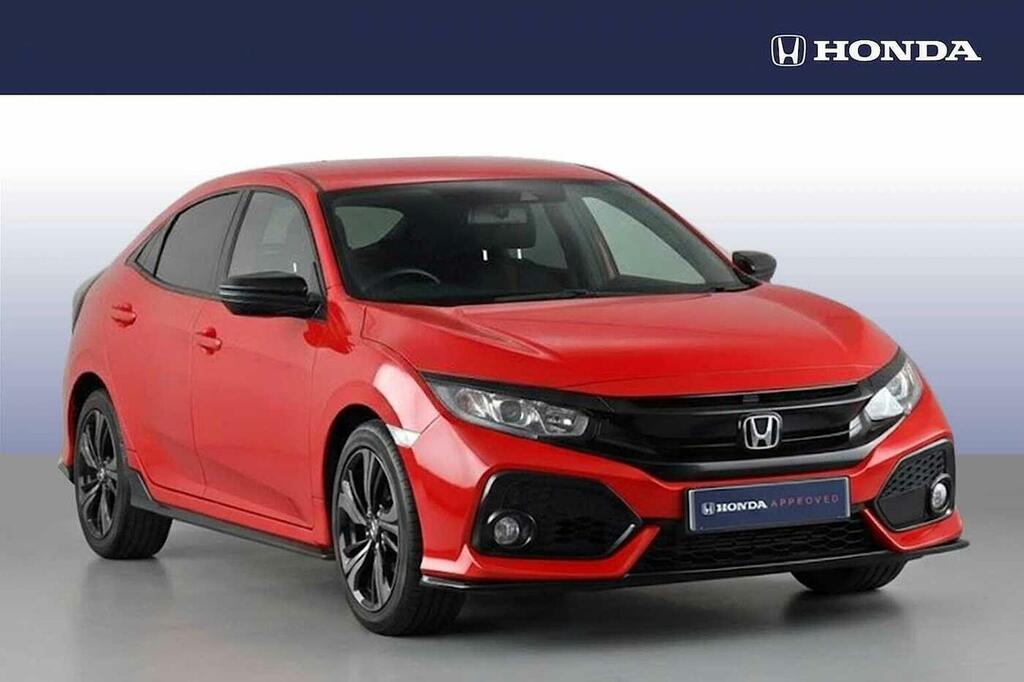 Honda Civic 1.0 Vtec Turbo Sport Line Cvt Euro 6 S S Red