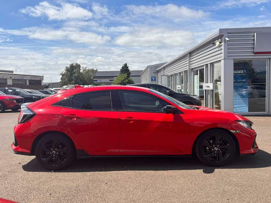 Honda Civic 1.0 Vtec Turbo Sport Line Cvt Euro 6 S S Red #5