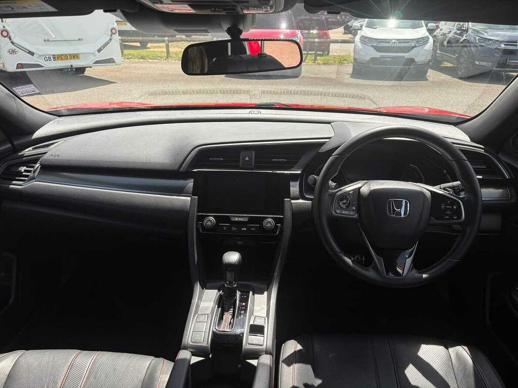 Honda Civic 1.0 Vtec Turbo Sport Line Cvt Euro 6 S S Red #4