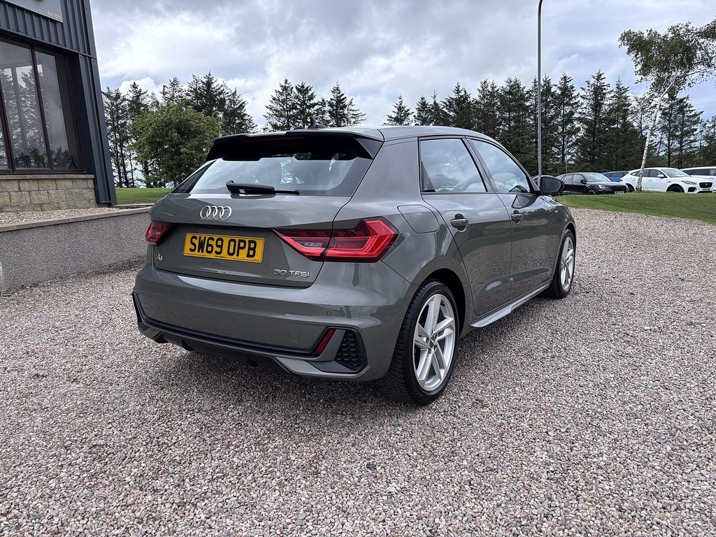 Audi A1 Hatchback SW69OPB Grey #4