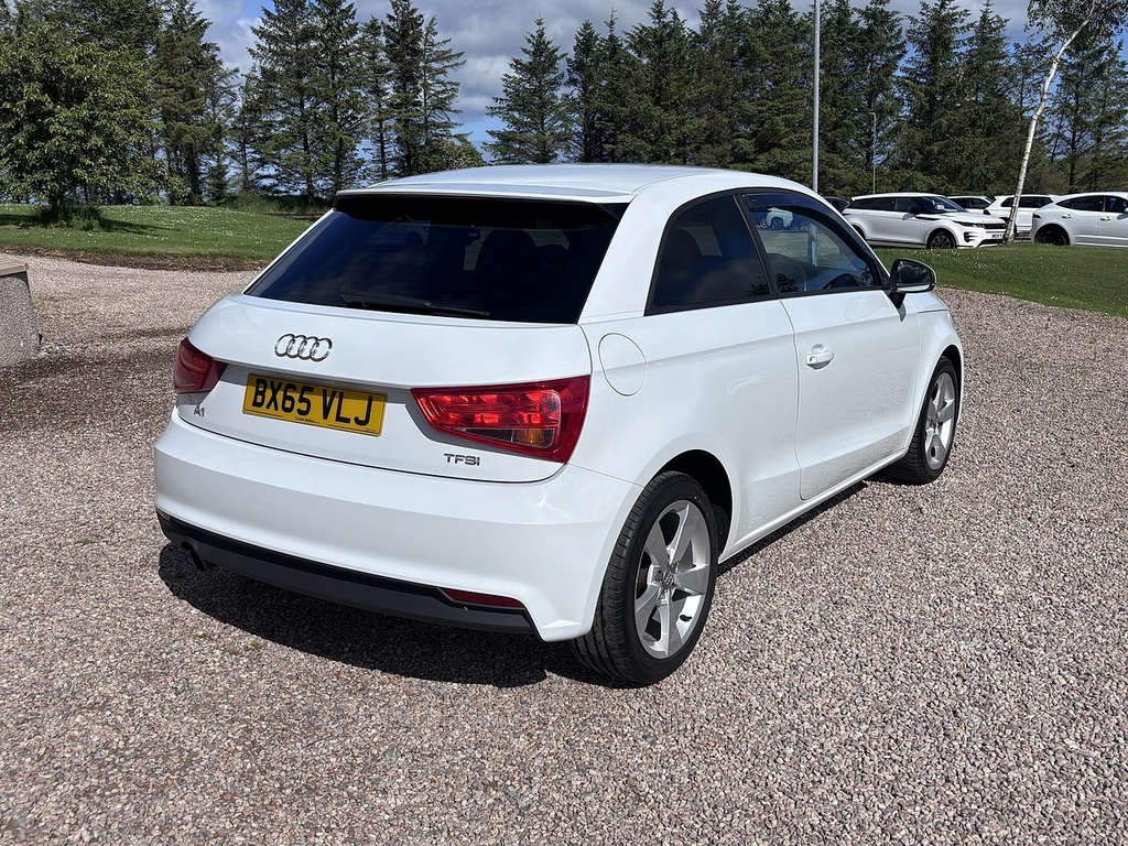 Audi A1 Hatchback BX65VLJ White #4