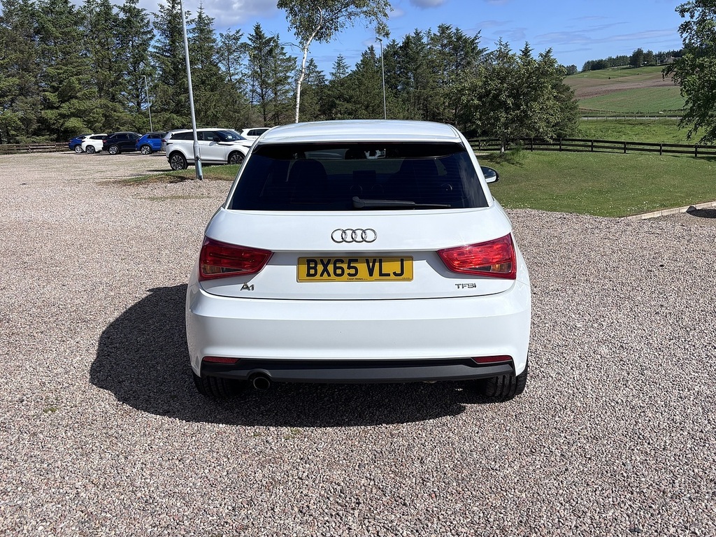 Audi A1 Hatchback BX65VLJ White #6