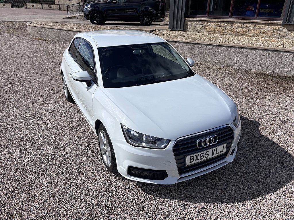 Audi A1 Hatchback BX65VLJ White #2