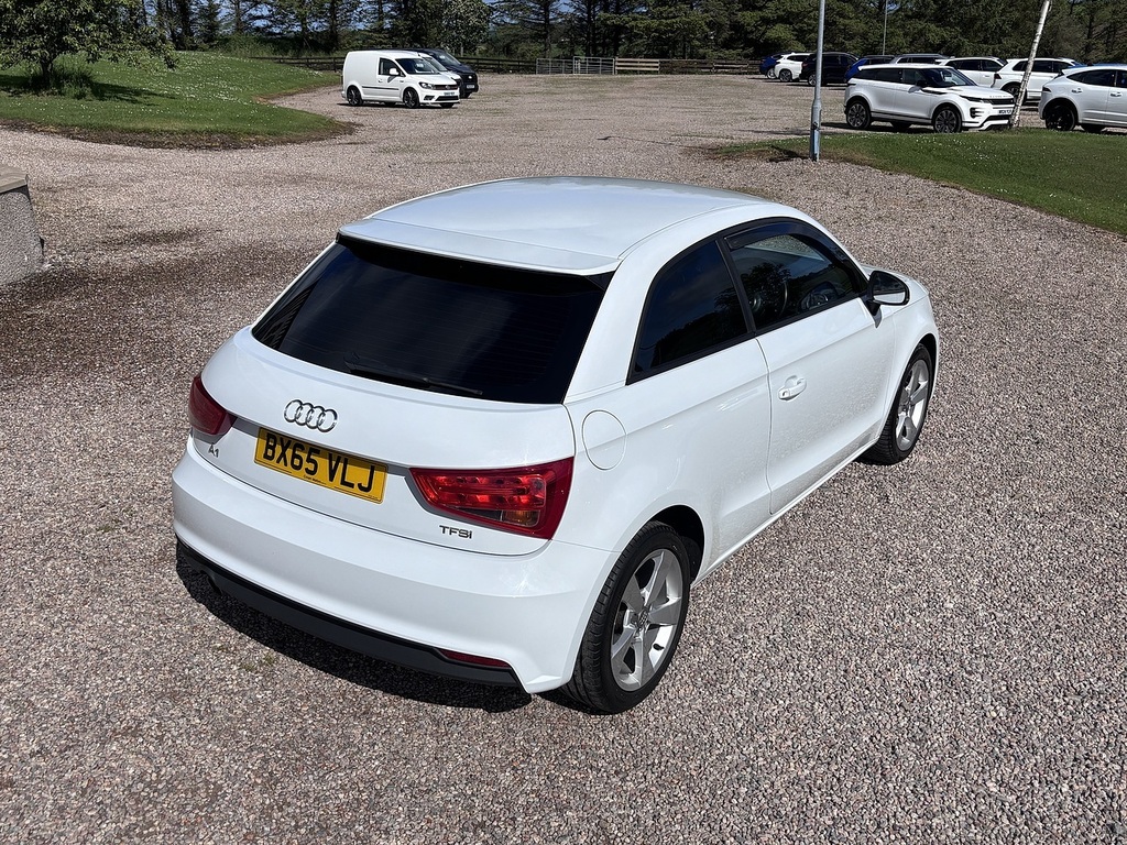 Audi A1 Hatchback BX65VLJ White #5