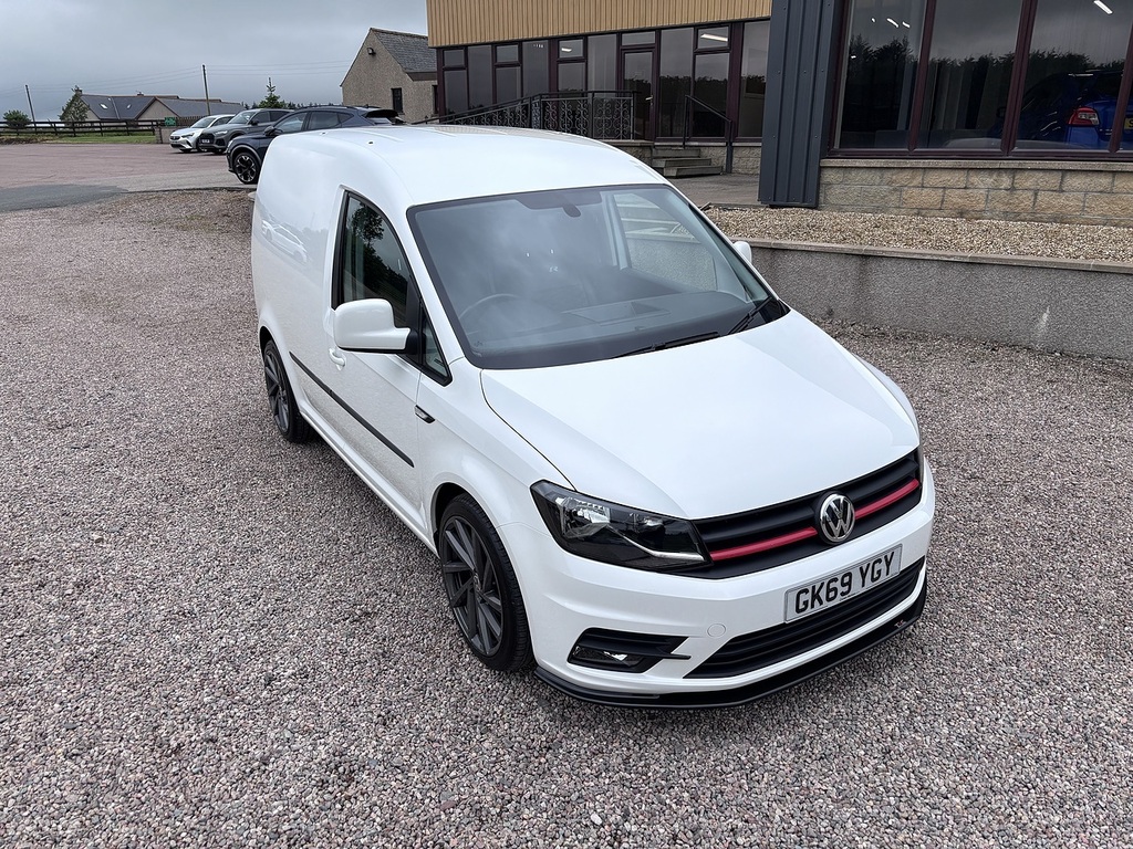 Volkswagen Caddy Mpv White #2