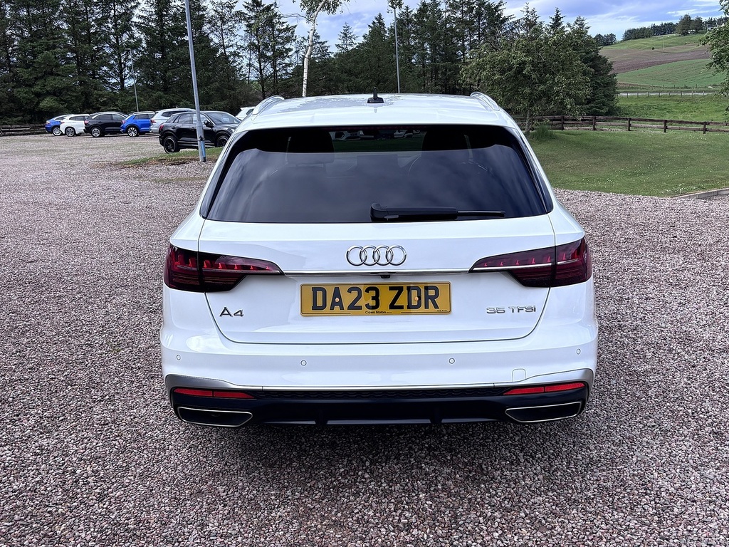 Audi A4 Avant Estate DA23ZDR White #6