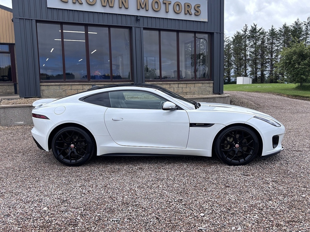 Jaguar F-Type Coupe White #3