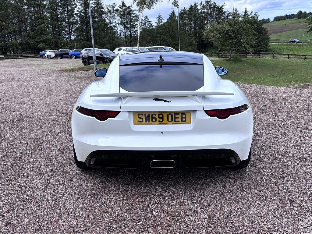 Jaguar F-Type Coupe White #6