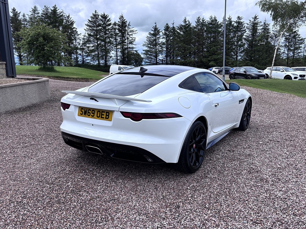 Jaguar F-Type Coupe White #4