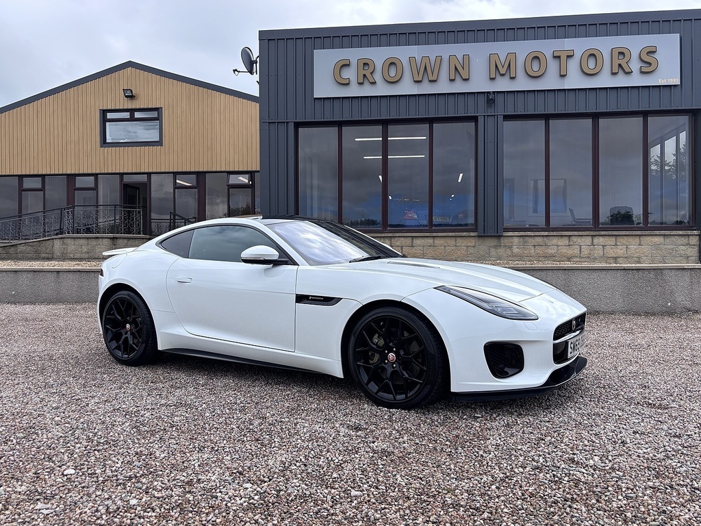 Jaguar F-Type Coupe White