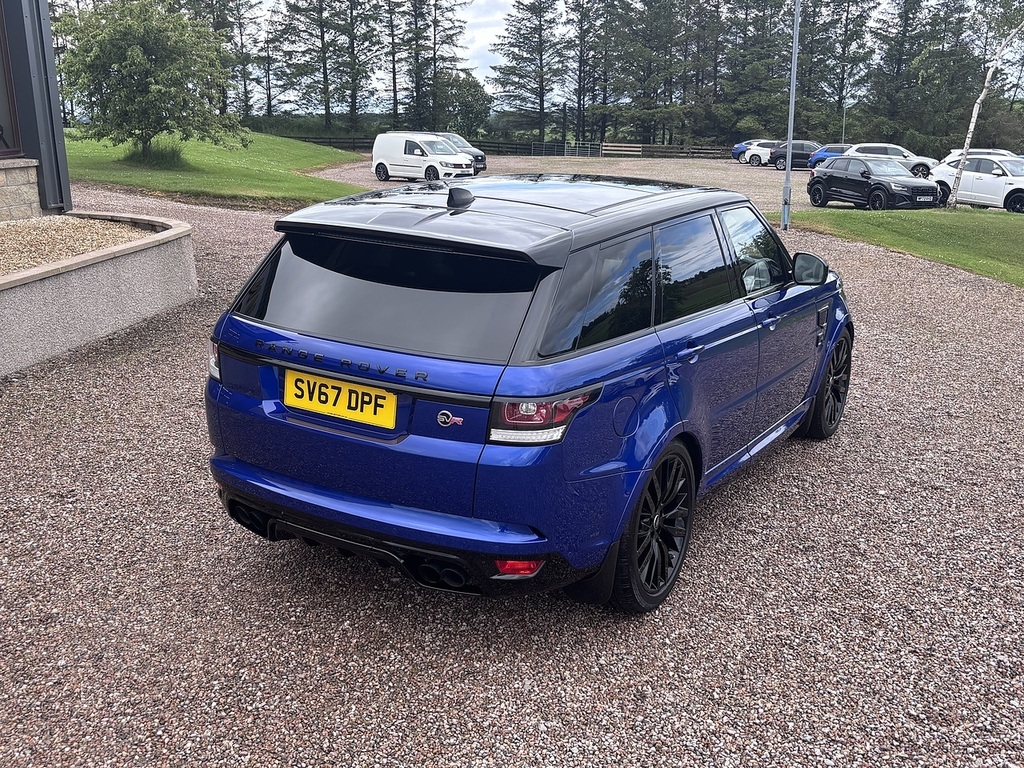 Land Rover Range Rover Sport V8 Svr Blue #5