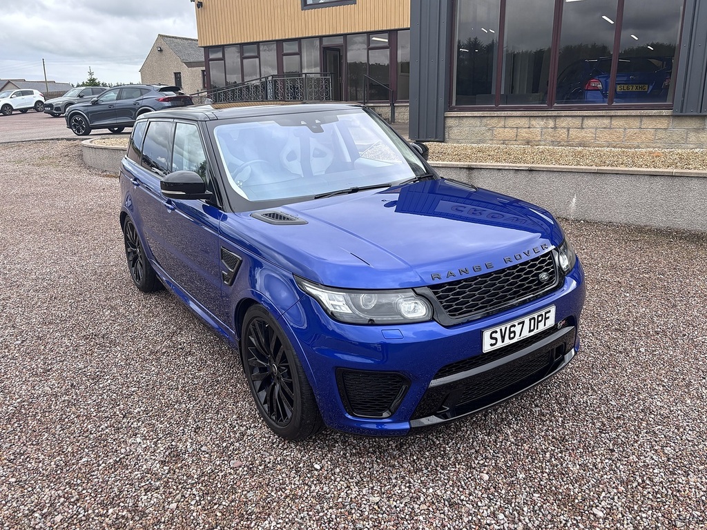 Land Rover Range Rover Sport V8 Svr Blue #3