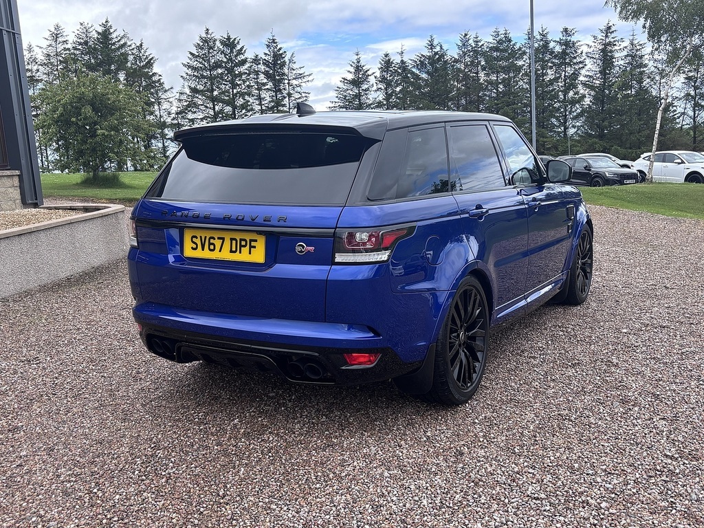 Land Rover Range Rover Sport V8 Svr Blue #4